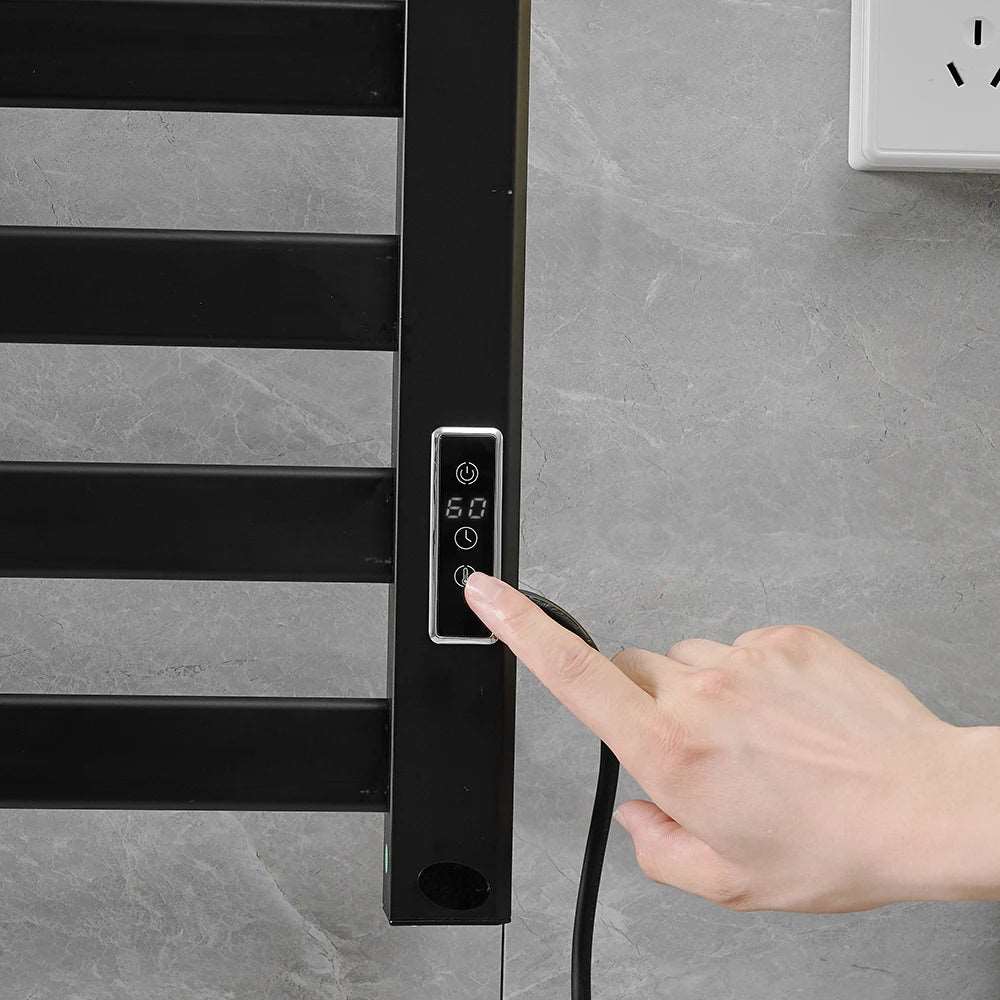 Electrical Towel Dryer Rack Holder Smart Home Bathroom Accessories Towel Warmer Timing Control and Temperature Adjustable Easily
