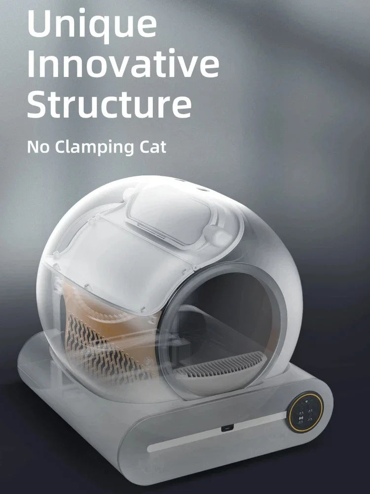 Tonepie Smart Cat Litter Box - App-Controlled Self-Cleaning