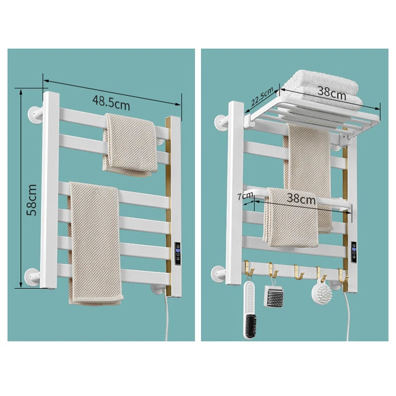 Smart Towel Warmer Rack - VSOMNIO Adjustable Home Accessory