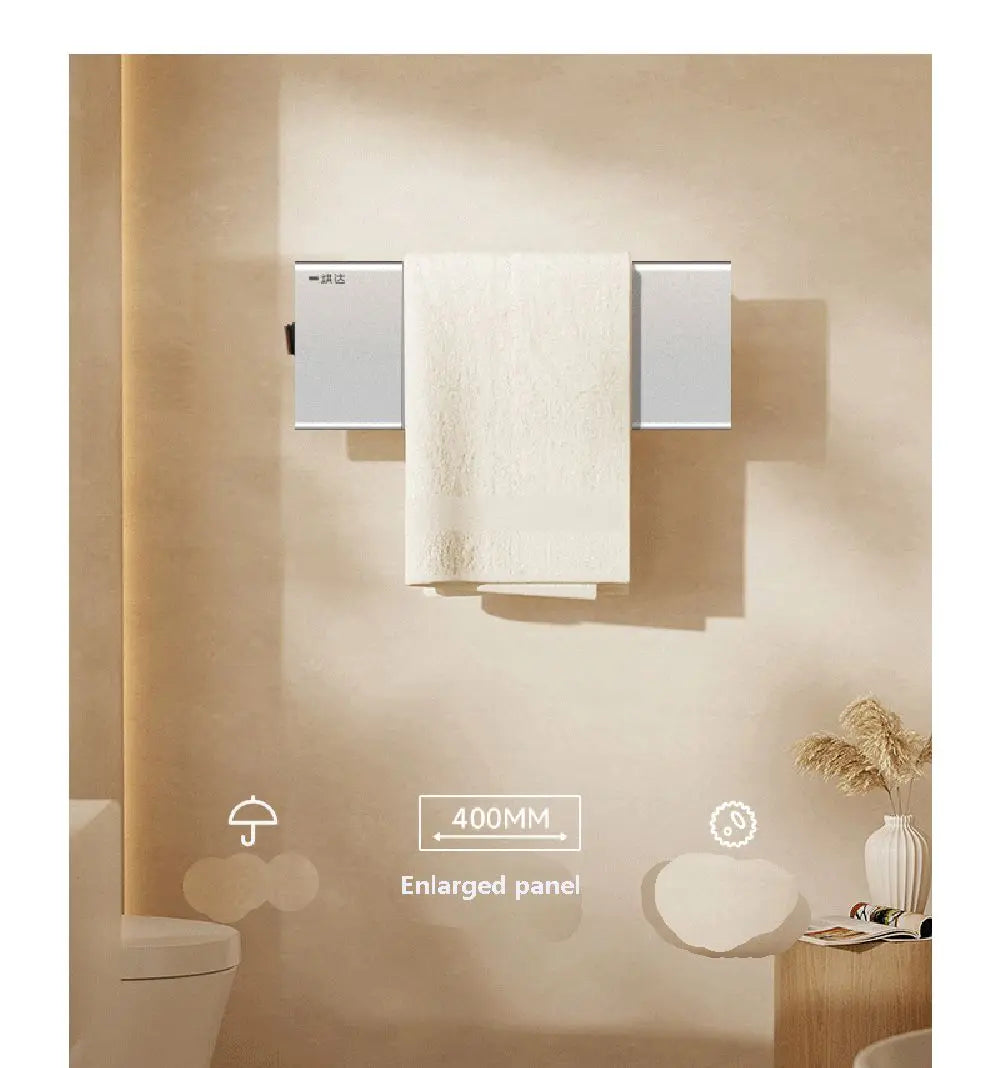 Electric towel rack Minimalist electric towel rail storage rack toilet smart drying Warmer bathroom accessories 220V