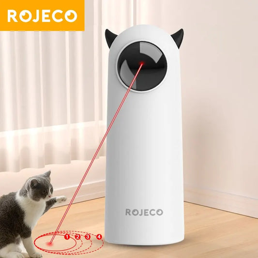 ROJECO Automatic Cat Laser Toy - Smart Pet Fun