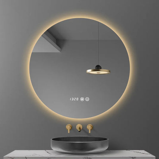 Smart LED Bathroom Mirror with 3-Color Backlight
