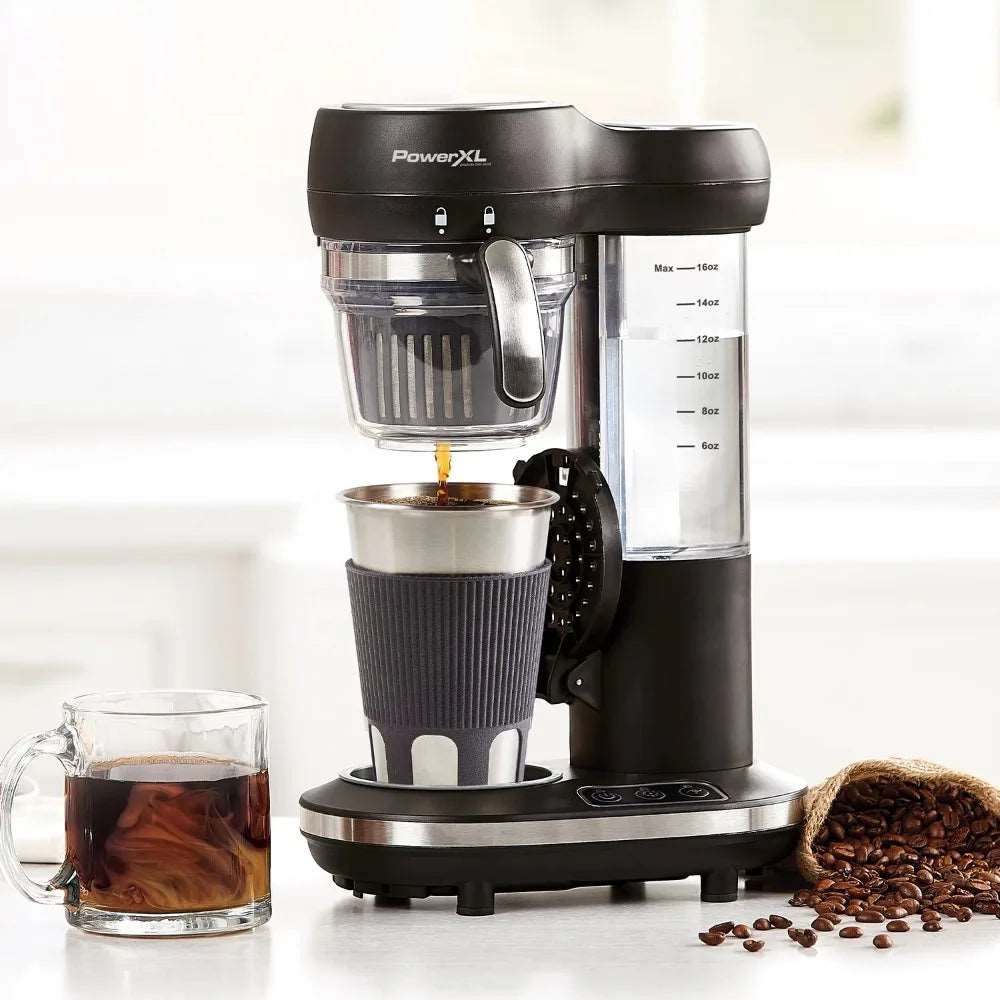 Automatic Grind Coffee Maker, 16 oz Automatic Single Serve Coffee Maker