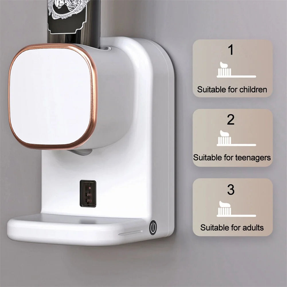 Automatic Sensor Toothpaste Dispenser Wall Mounted 3 Mode